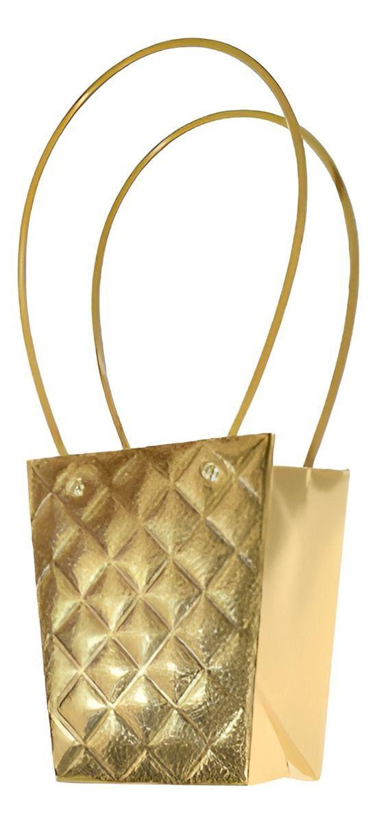 Bolsa Flores Regalo Trapezoidal Asa Creativa 10 Pieza Jhn-9