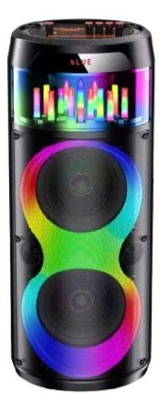 PARLANTE PORTATIL BLUETOOTH LUCES RGB KARAOKE MICROFONO LAU-0