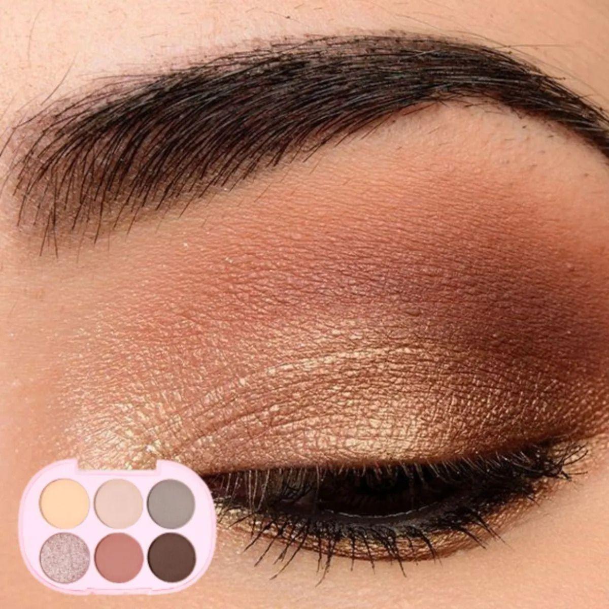 Paq 24 Paletas Sombras Neutras Textura Suave Difuminado ALJ-5