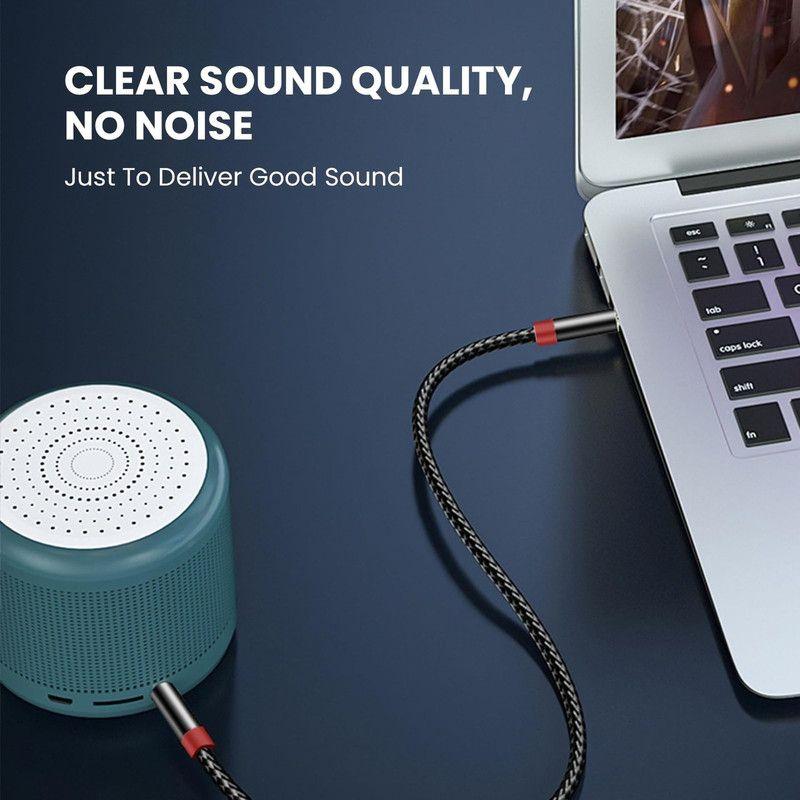 Set 8 Cable Audio Auxiliar Musica Telefono Tablet  Lau-3