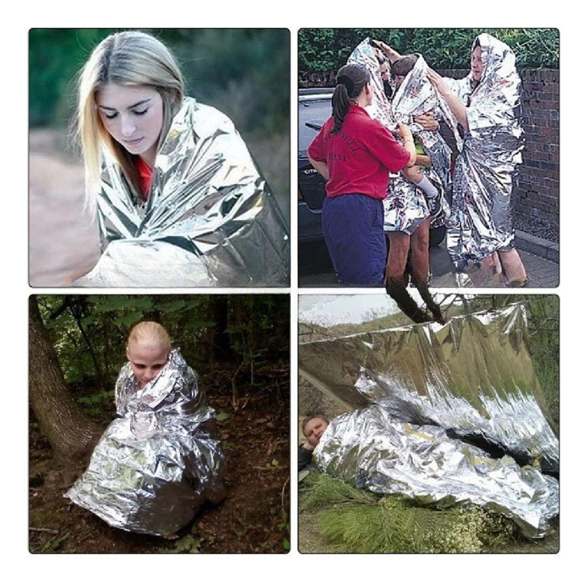 Set 10 Mantas Termica Resistente Impermeable Camping  Lau -7