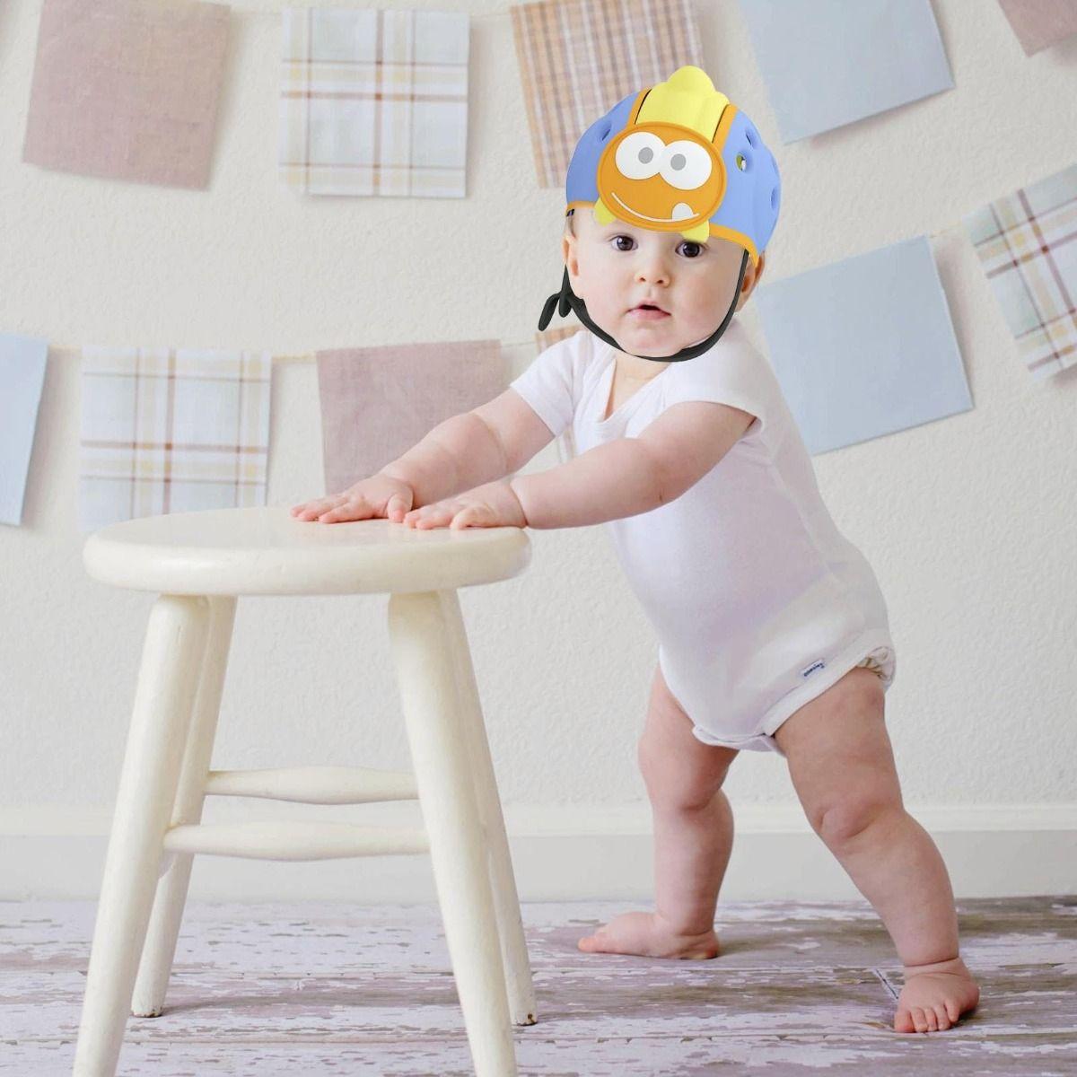 Cascos Antigolpes Diseño Dinosaurio Protector Bebes Lau-5