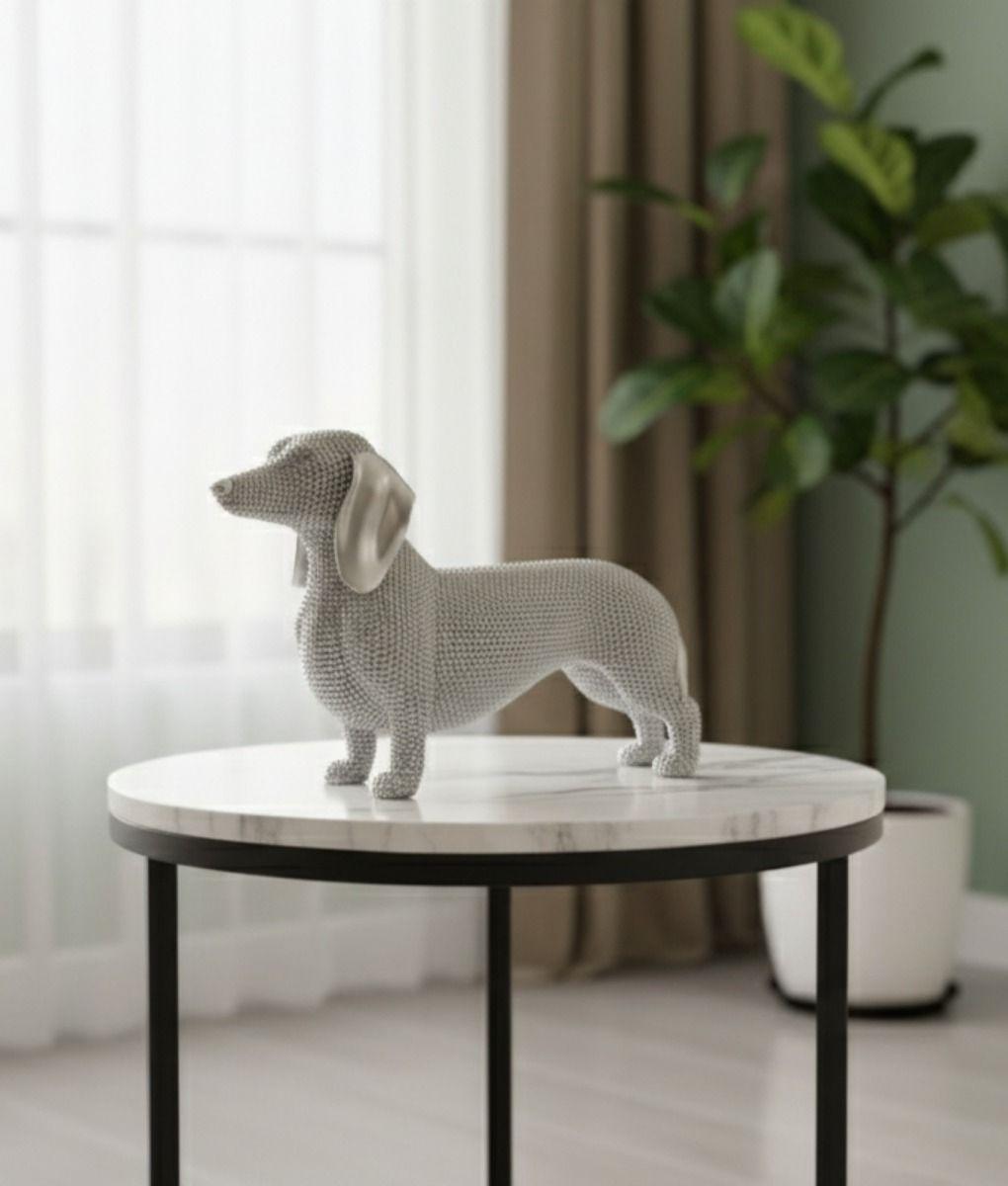 Estatura Figura Perro Salchicha Encanto Canino Adorno Jhn-1