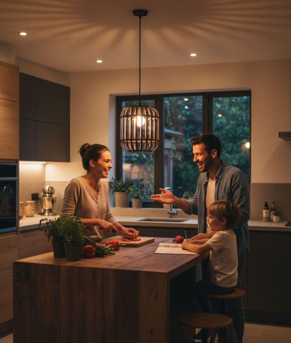 Lámpara Colgante Decorativa Elegante Abierta Jaula Jhn-4