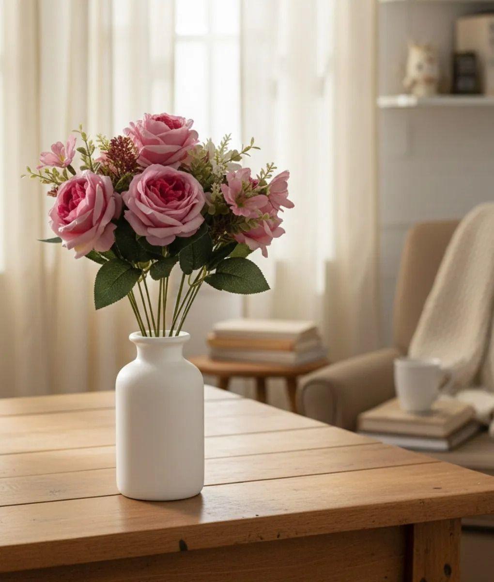 Ramo Floral Artificial Elegancia Belleza Hogar Eventos Jhn-4