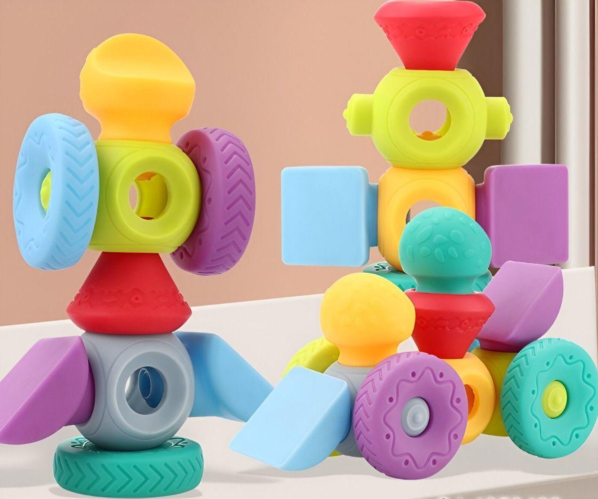 Bloques Construcción Juguete Tridimensional Educación Jhn-5