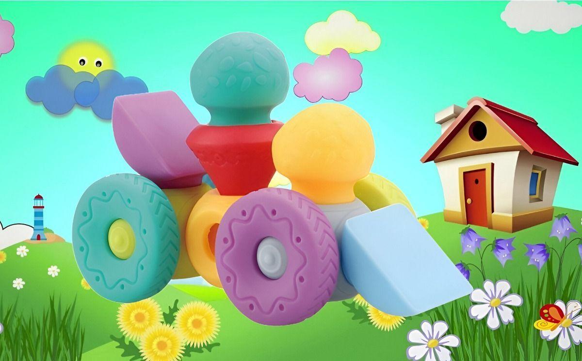 Bloques Construcción Juguete Tridimensional Educación Jhn-6