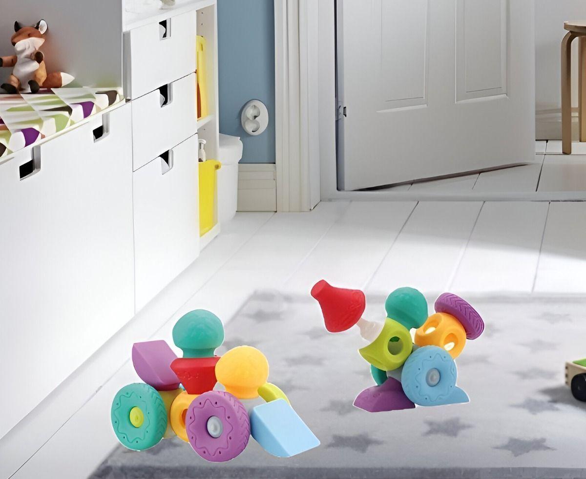 Bloques Construcción Juguete Tridimensional Educación Jhn-8