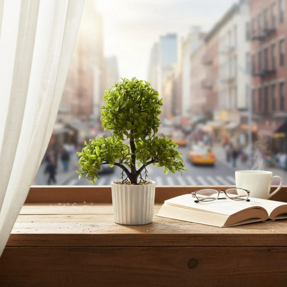 Set 2 Planta Artificial Decorativa Inspiración Natural Jhn-5