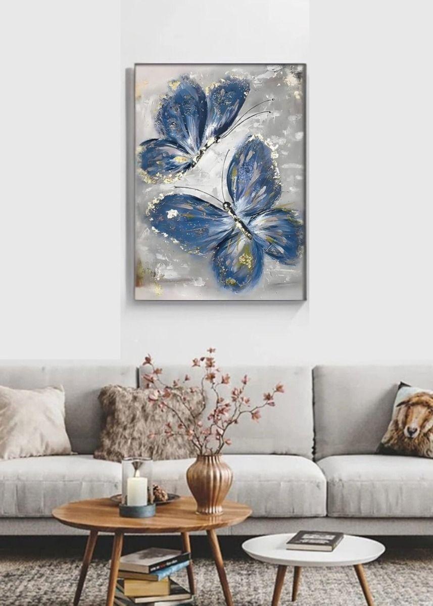 Cuadro Decorativo Pared Mariposas Abstractas Hogar Jhn-6