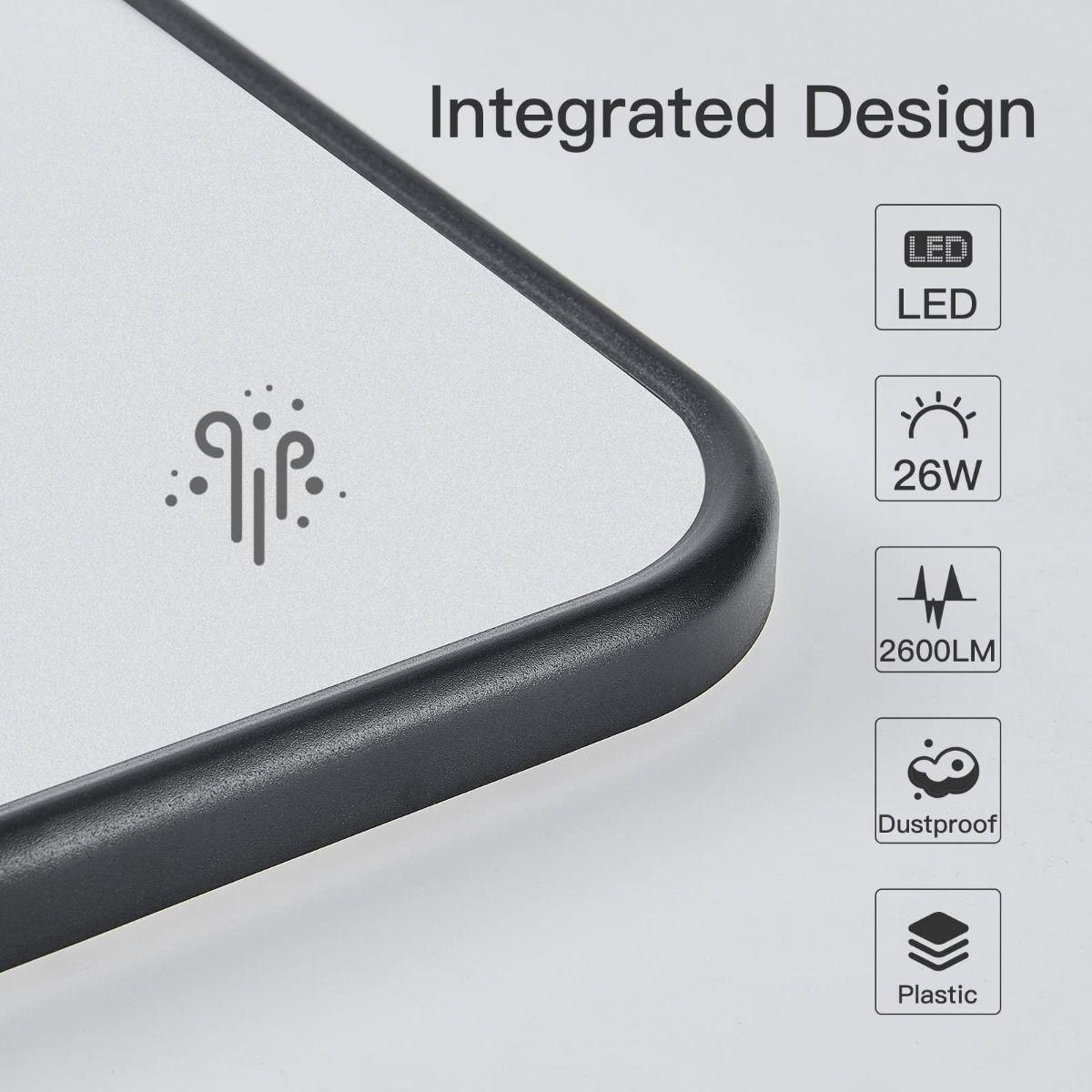 Lámpara Techo Empotrado 26W Cuadrada LED Moderna Lau-3