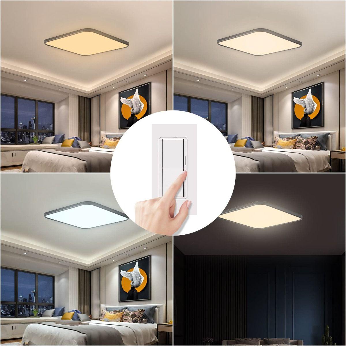 Lámpara Techo Empotrado 26W Cuadrada LED Moderna Lau-4