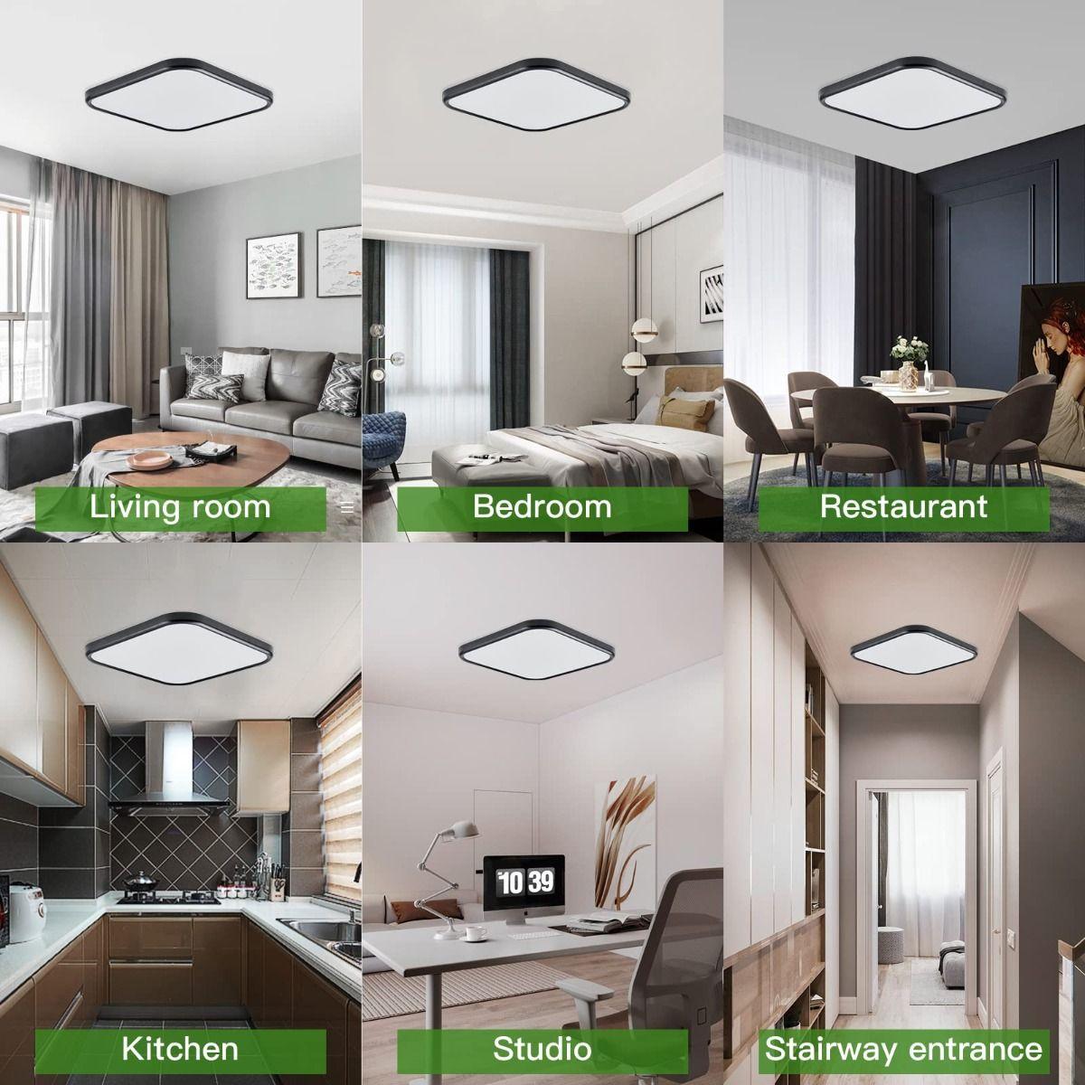 Lámpara Techo Empotrado 26W Cuadrada LED Moderna Lau-6