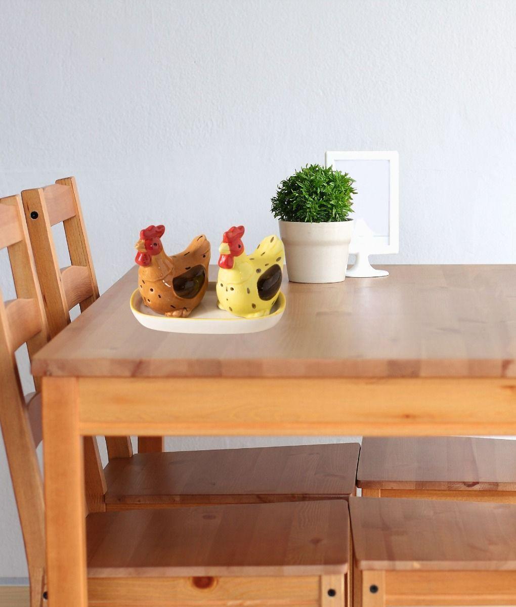 Set 2 Juego Salero Pimentero Bandeja Elegante Hogar Jhn-9