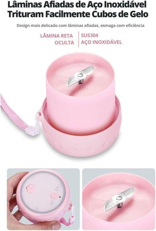 Batidor Licuadora Portatil Vaso Recargable Mini Extractor Jugo Lau-4