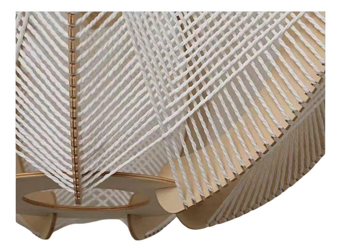 Lámpara Colgante Bohemia Tejida Natural Araña Nórdico Jhn-2