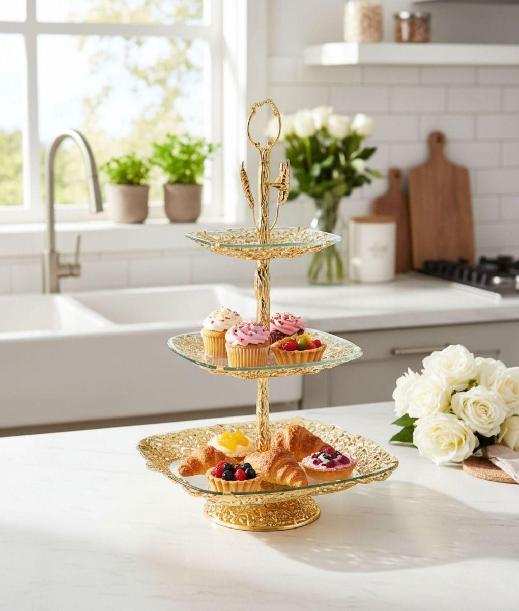 Frutero Decorativo Multifuncional Soporte Mesa Adorno Jhn-9