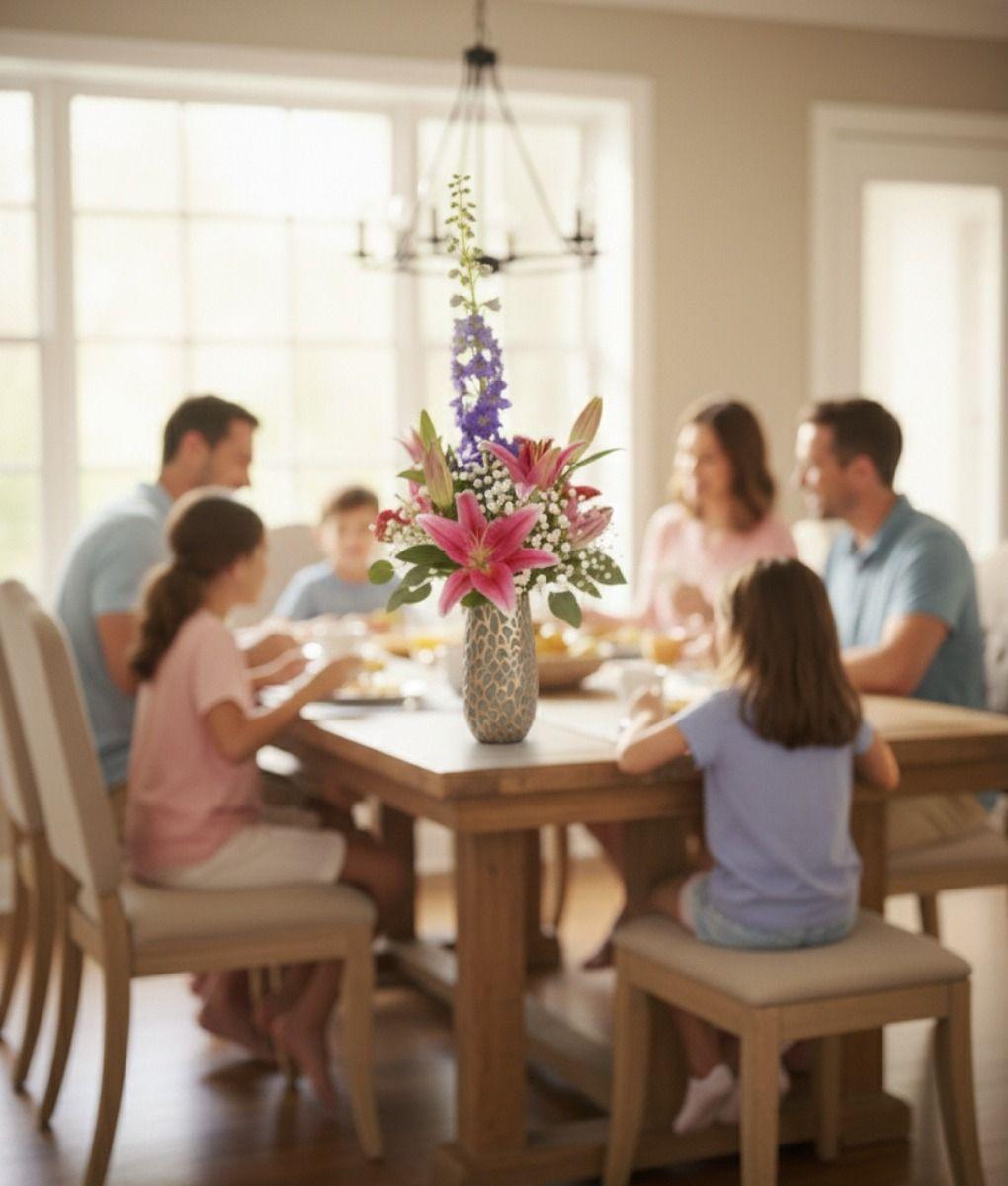 Florero Decorativo Abstracto Jarrón Textura Adorno Lujo Jhn-4