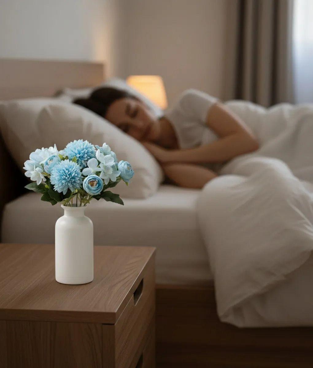 Set 4 Ramo Flores Artificiales Belleza Encanto Hogar Jhn-3