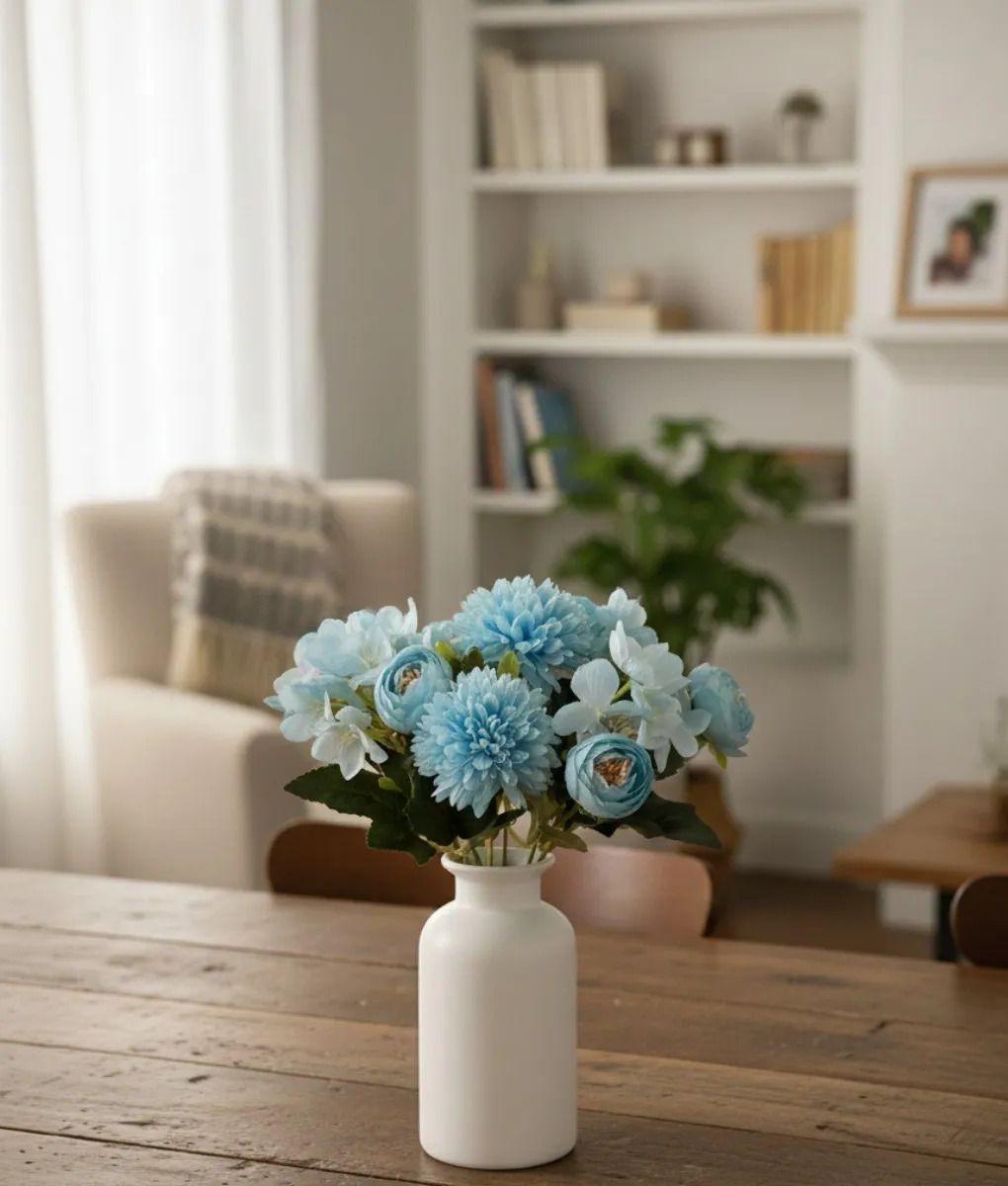 Set 4 Ramo Flores Artificiales Belleza Encanto Hogar Jhn-8