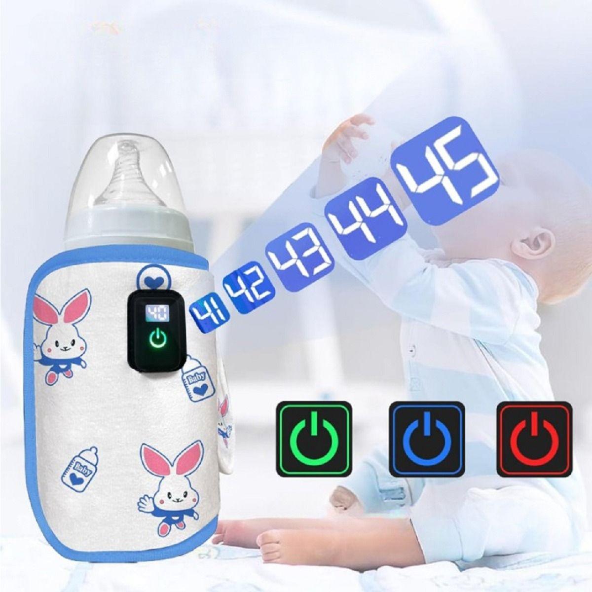 Calentador Biberon Temperatura Viaje Portatil Bebes Lau-8