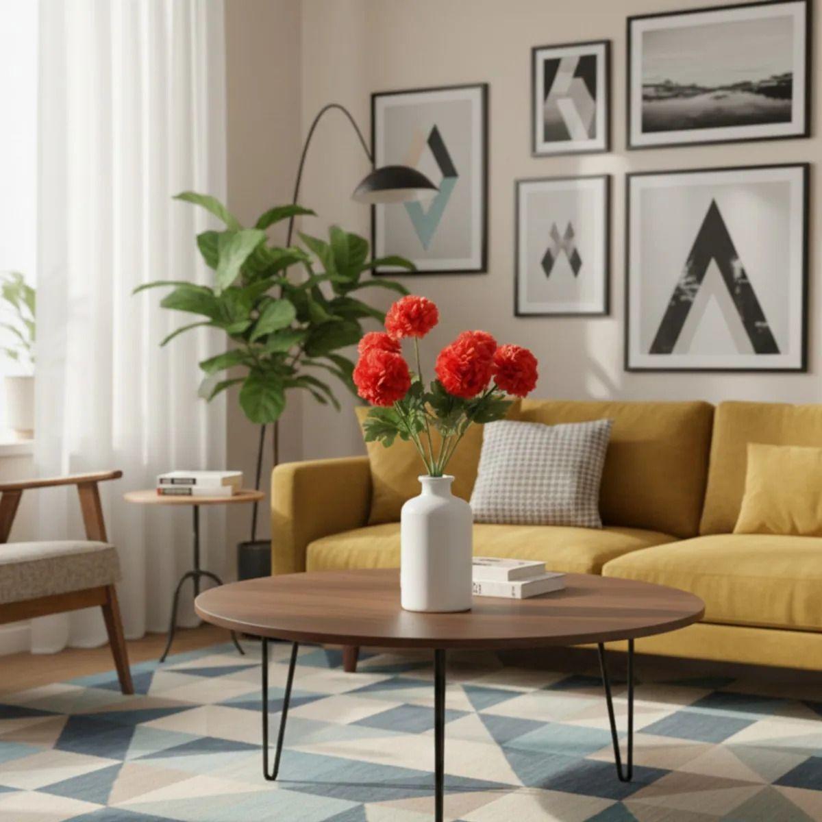 Set 2 Ramo Flores Ornamentales Elegancia Artificial Jhn-5