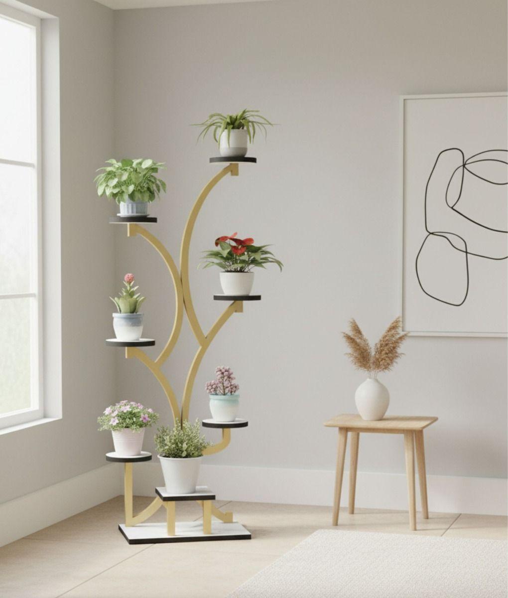 Porta Macetas Soporte Plantas 7 Niveles Estante Alto Jhn-7