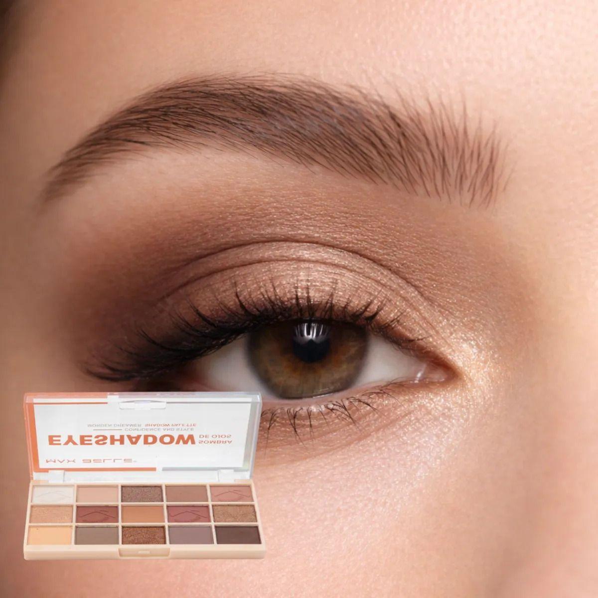 Paleta Sombras Ojos 15 Tonos Pigmentación Profesional ALJ-4