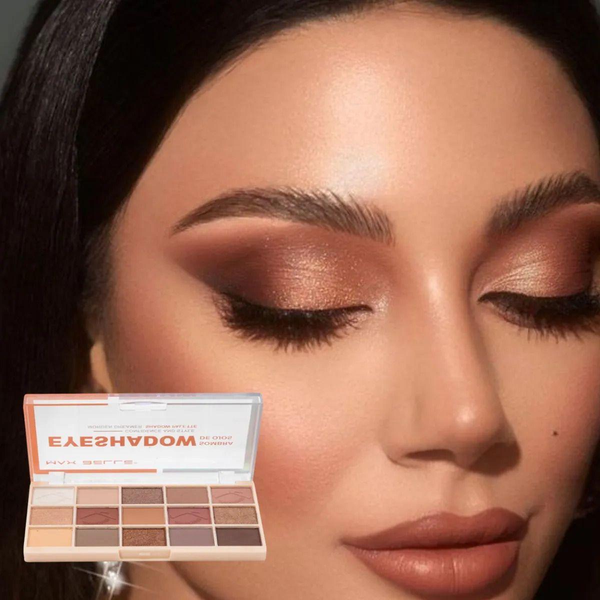 Paleta Sombras Ojos 15 Tonos Pigmentación Profesional ALJ-9