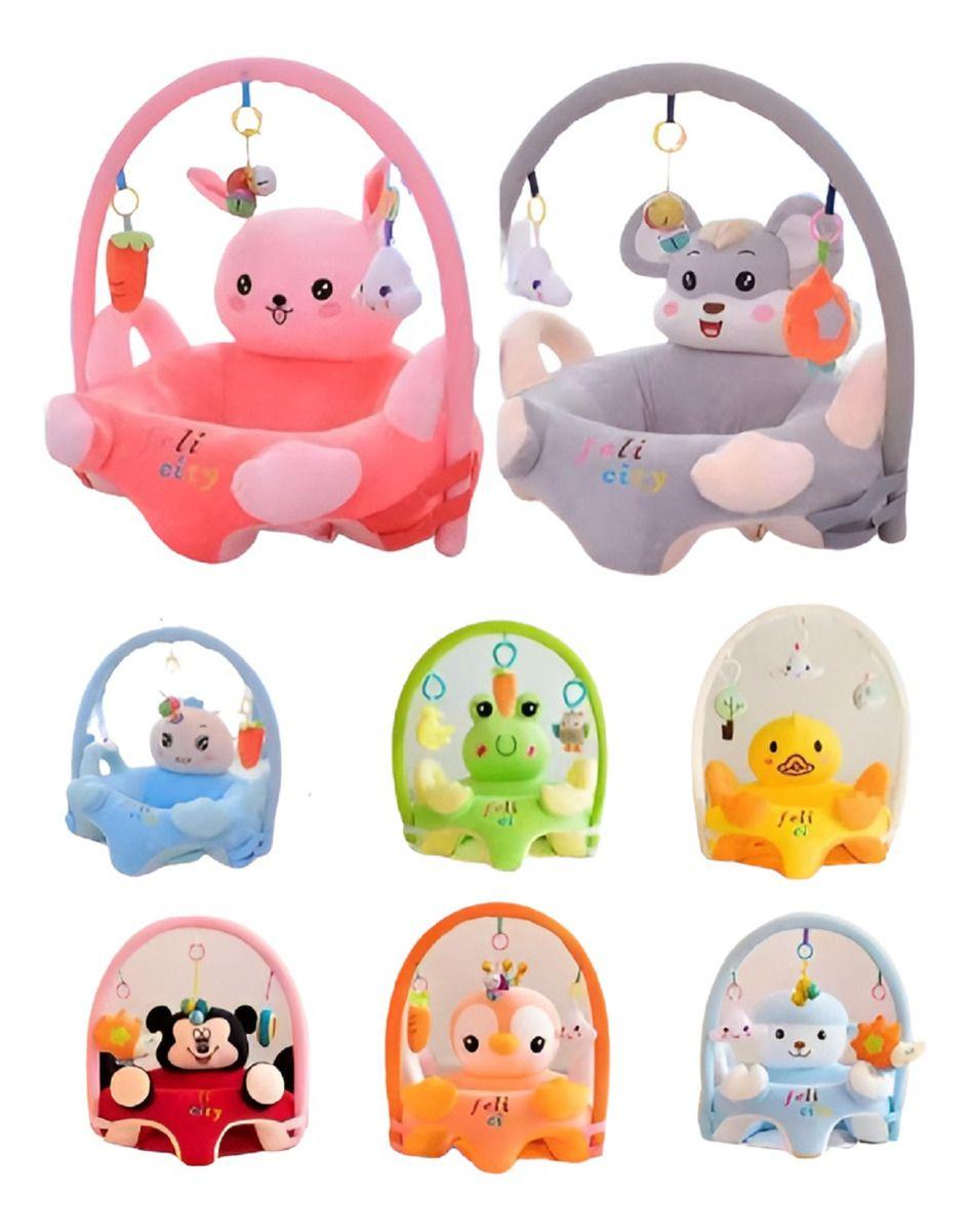 Silla Felpa Extra Suave Cómoda Nido Anticaídas Niños Lau-0