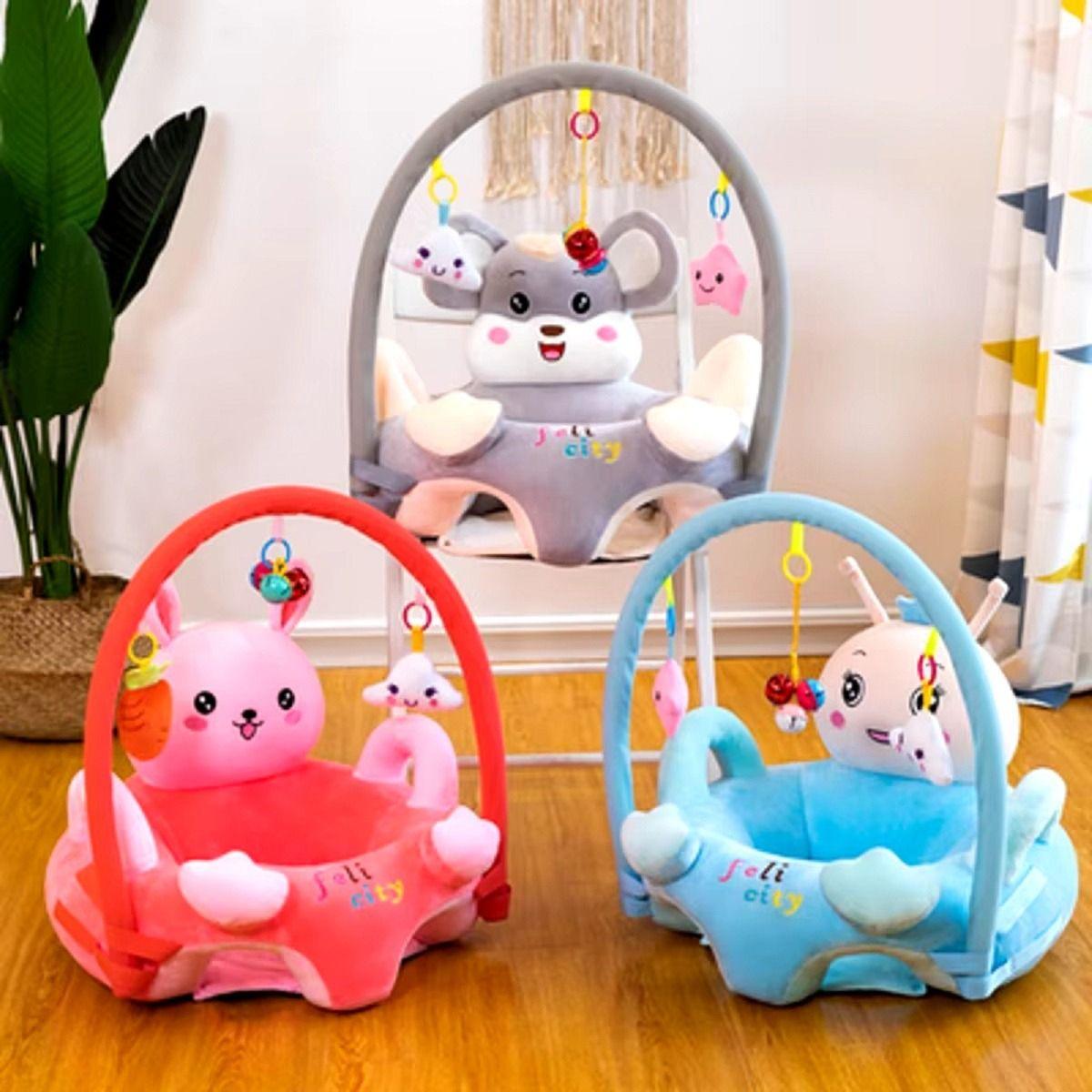 Silla Felpa Extra Suave Cómoda Nido Anticaídas Niños Lau-1