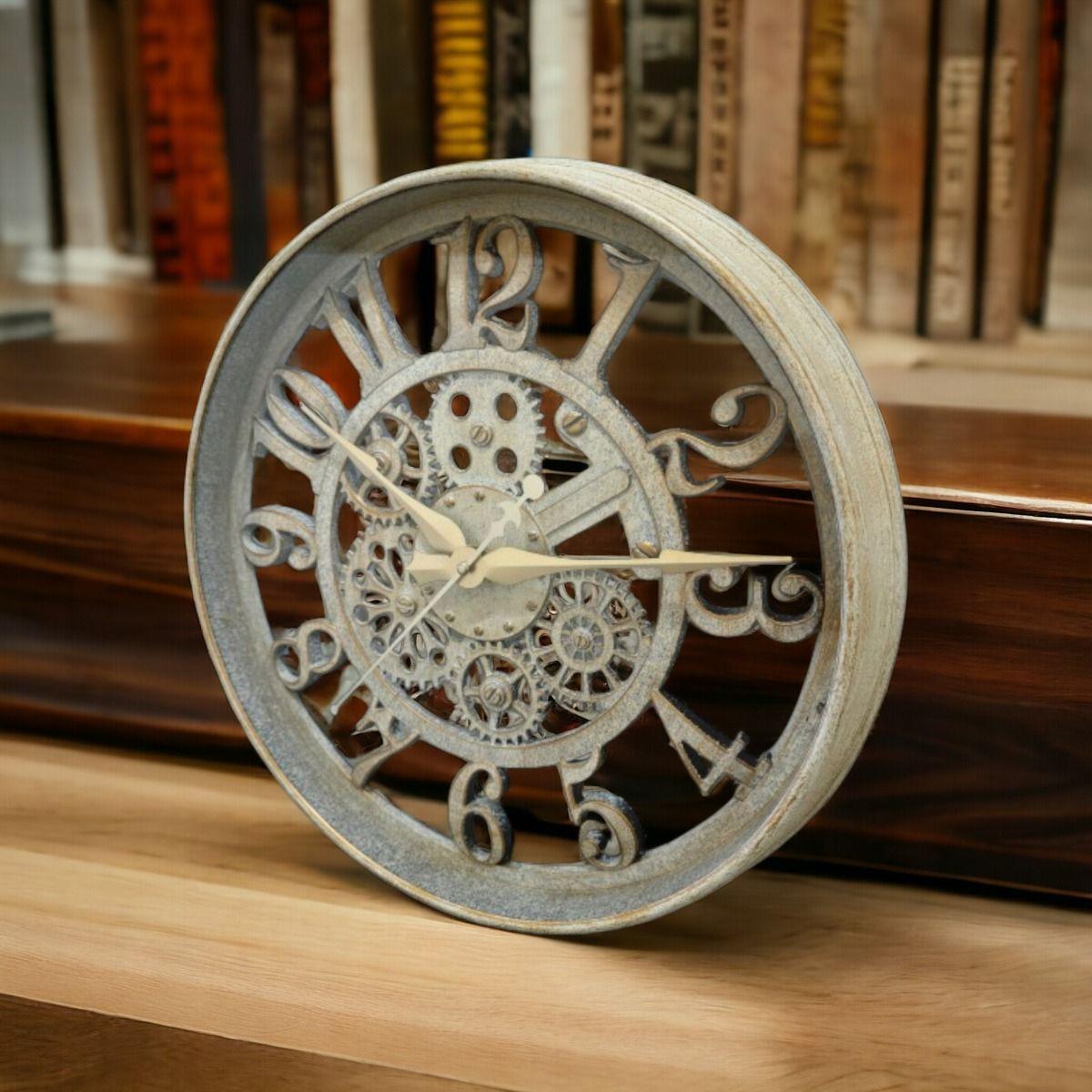 Reloj Pared Engranaje Silencioso Antiguo Decorativo Jhn-5