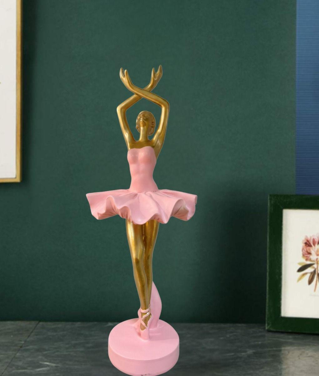 Estatua Decorativa Figura Bailarina Ballet Adorno Jhn-6