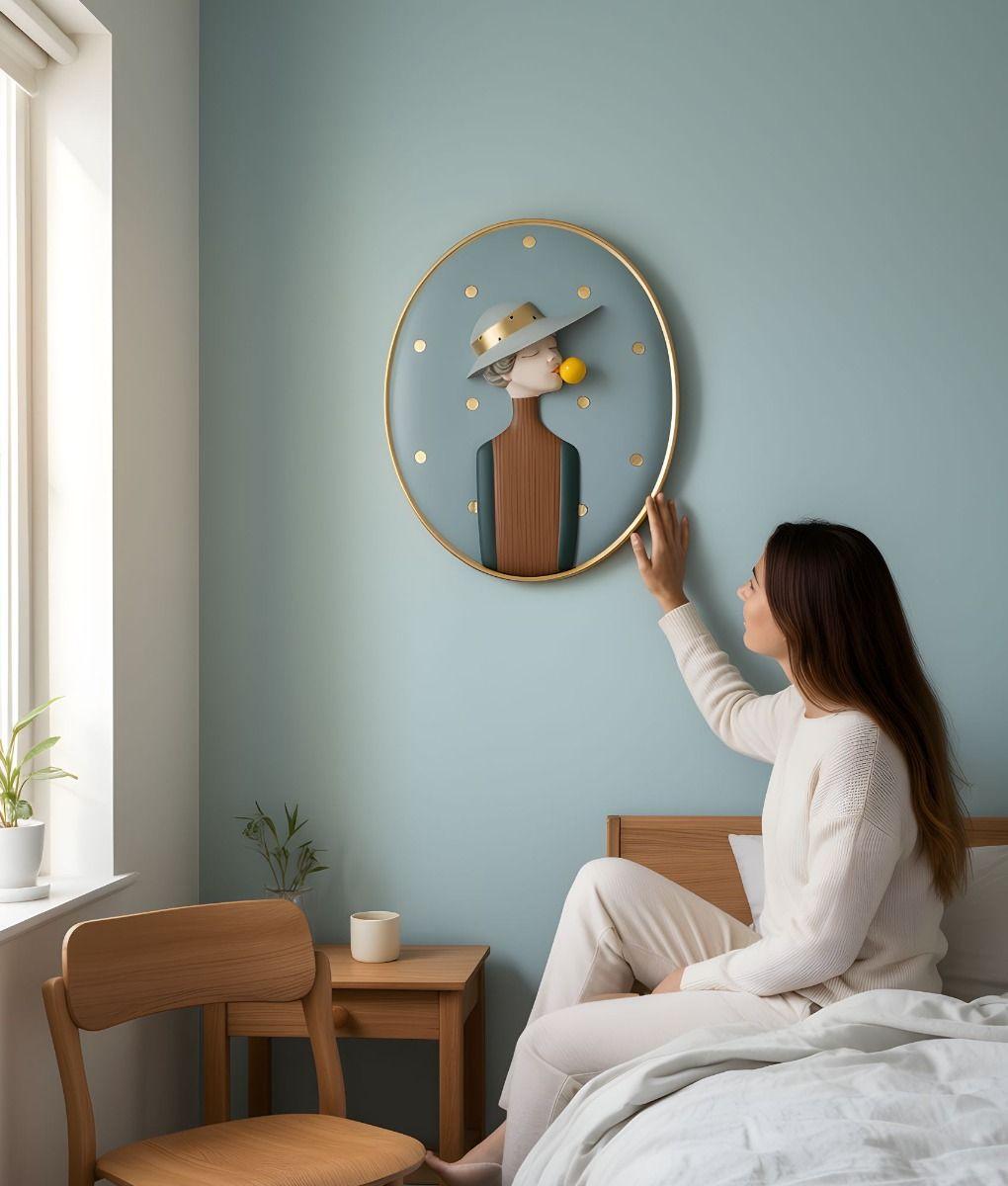 Adorno Pared Cuadro Colgante Decorativo Burbujas Jhn-2