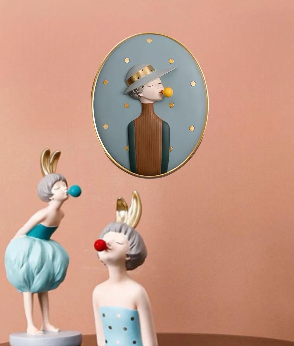 Adorno Pared Cuadro Colgante Decorativo Burbujas Jhn-4