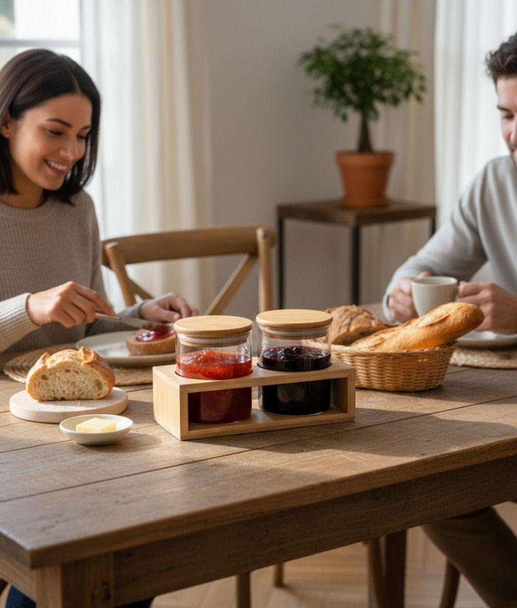 Frasco Almacenamiento Moderno Contenedor Organización Jhn-2