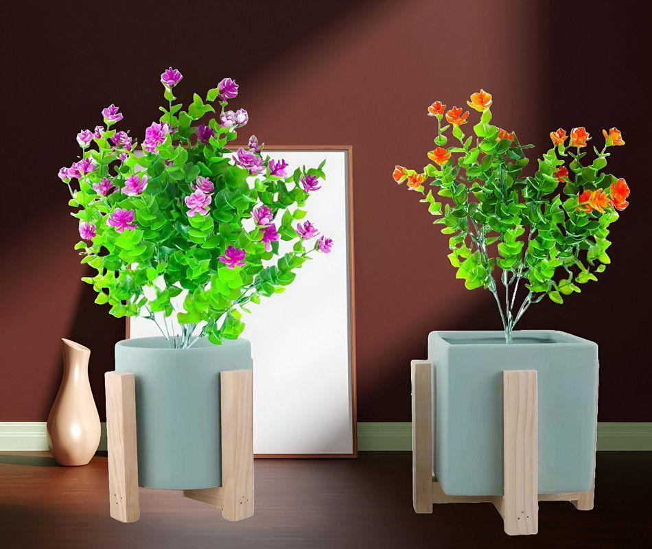 Maceta Ceramica Soporte Plantas Nordica Adorno Hogar Lau-3