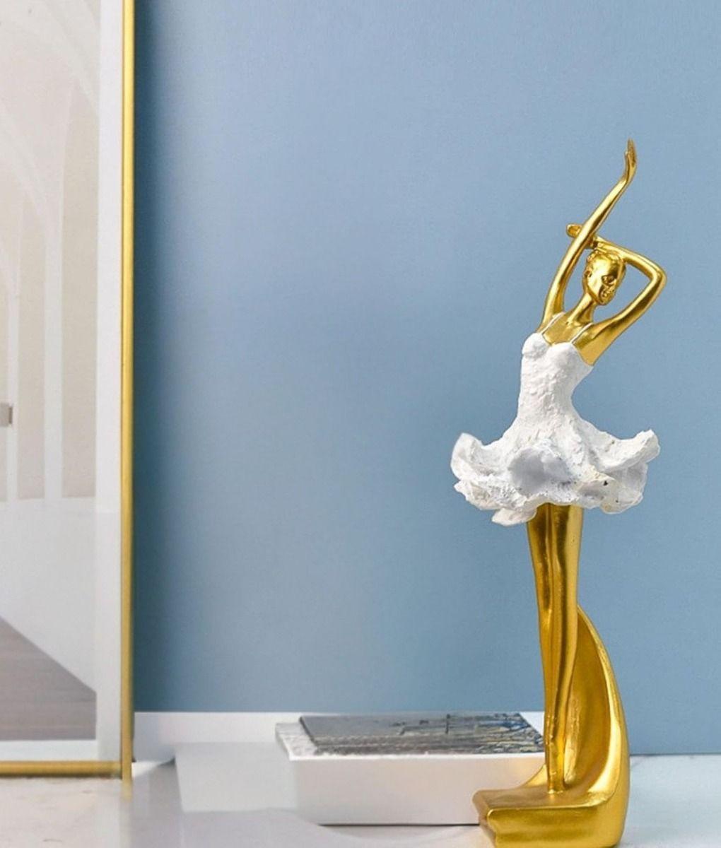 Figura Decorativa Bailarina Ballet Estatua Adorno Hogar Jhn-6
