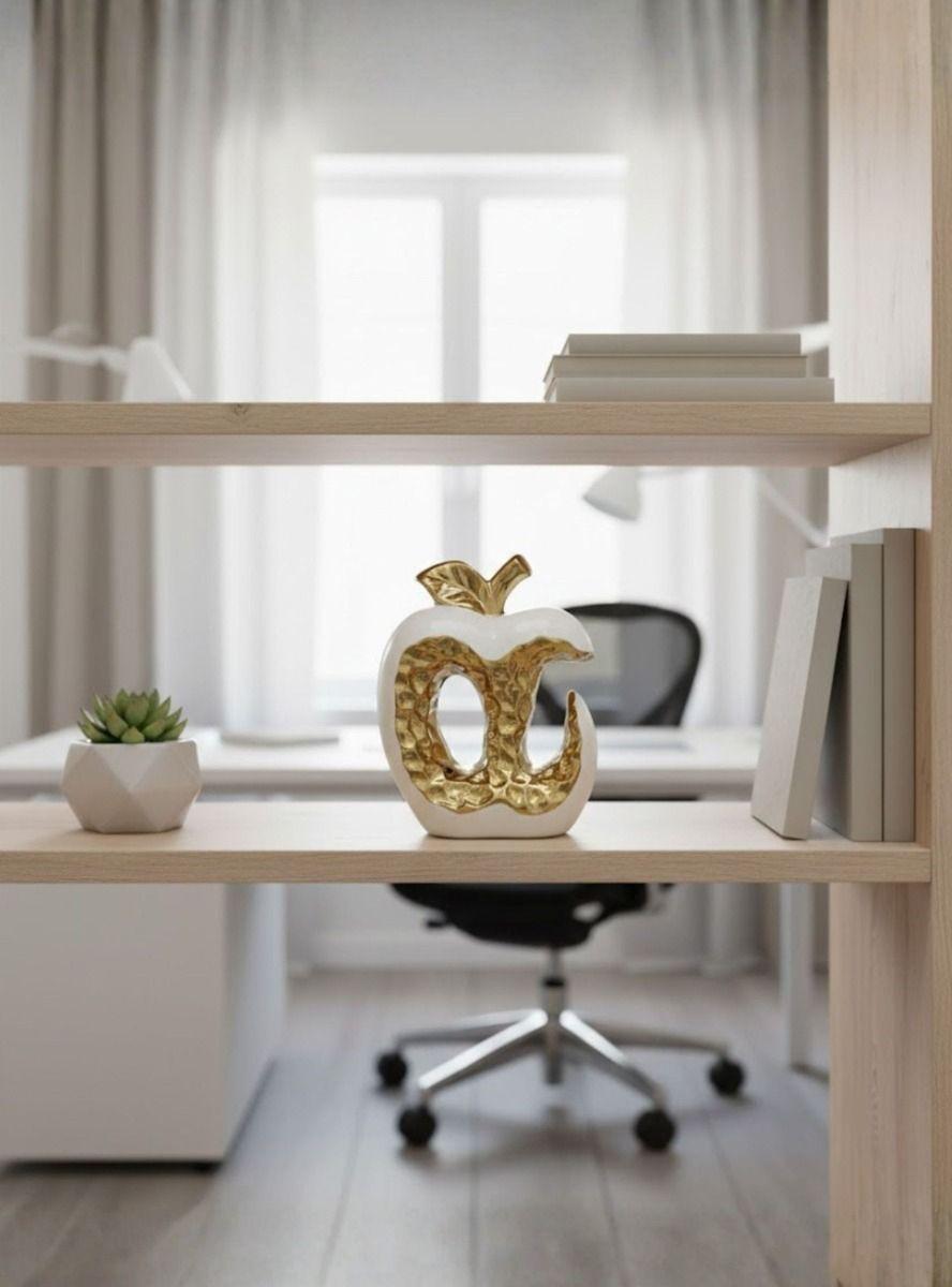 Figura Decorativa Diseño Manzana Estatua Adorno Jhn-7