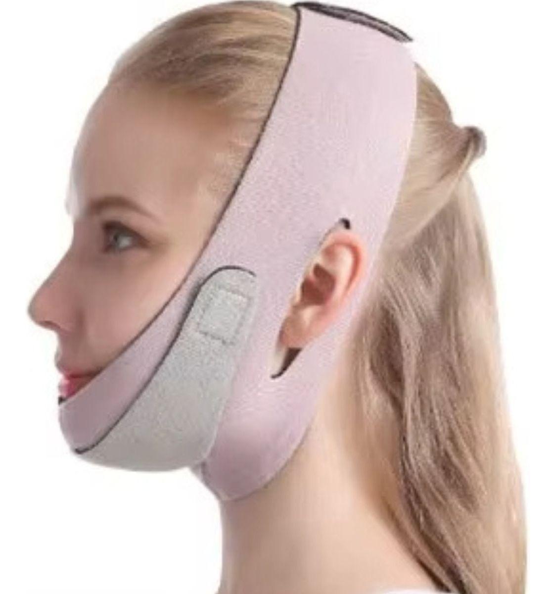 SET 2 CINTURON FACIAL ADELGAZANTE REAFIRMANTE MASCARILLA LAU-8