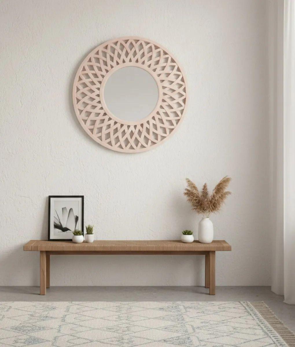 Espejo Pared Decorativo Patrón Calado Contemporáneo Jhn-8