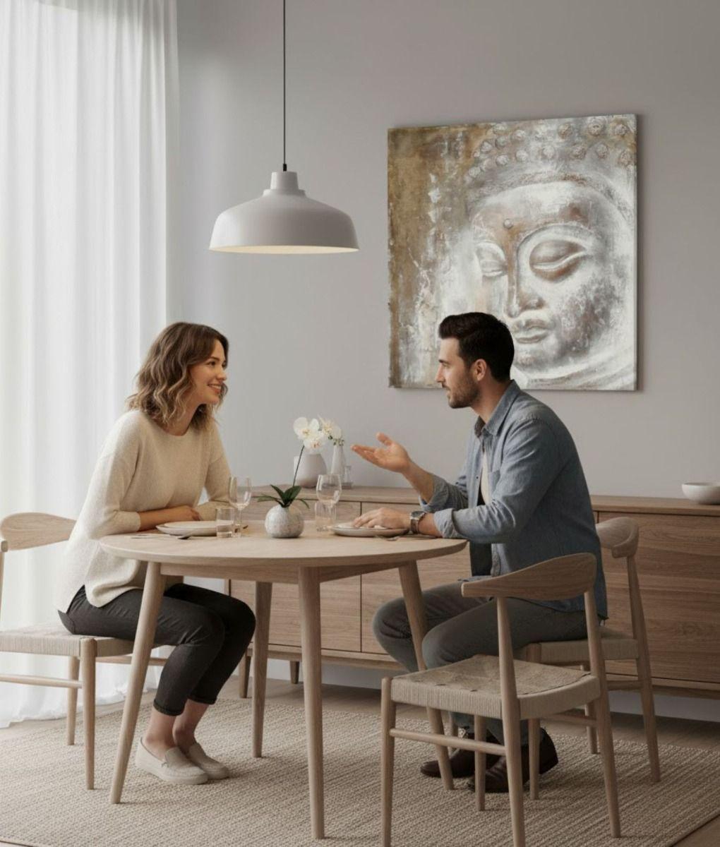 Cuadro Decorativo Arte Meditativo Rostro Buda Pared Jhn-2