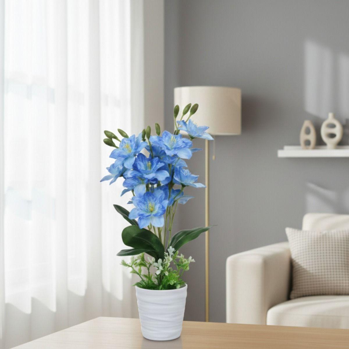 Set 2 Planta Artificial Arreglo Floral Decorativo Hogar Jhn-9