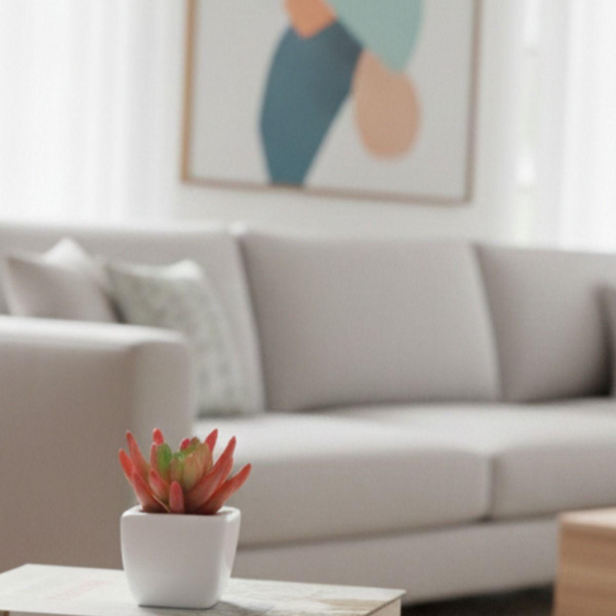 Set 2 Planta Artificial Decorativa Mini Suculenta Adorno Jhn-6