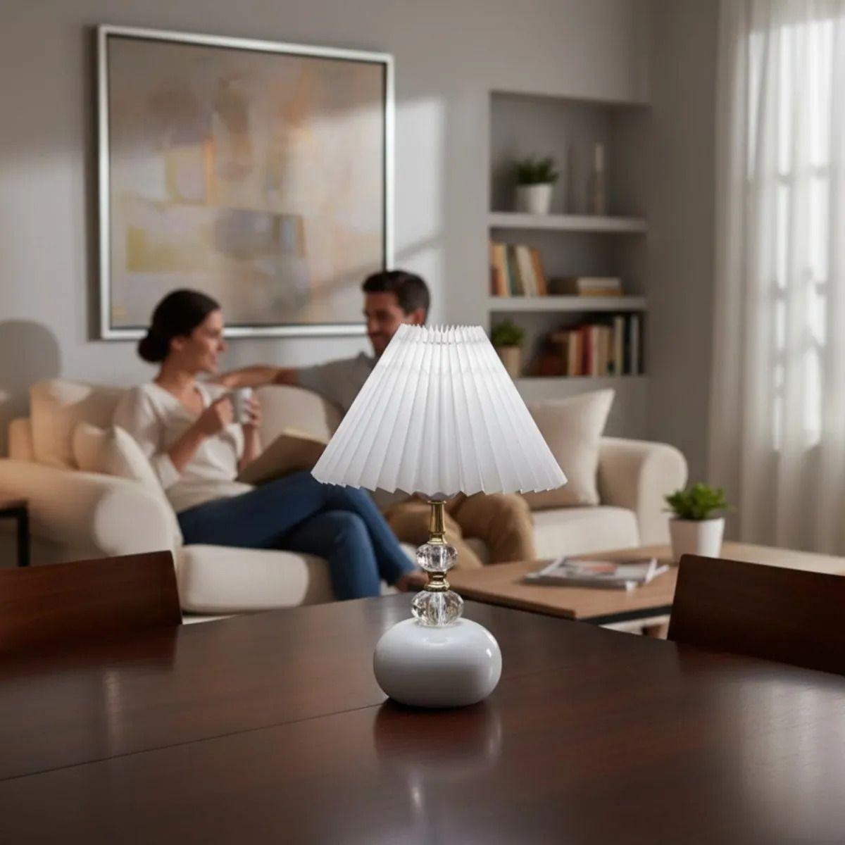 Lámpara Decorativa Mesa Estilo Elegante Diseño Retro Jhn-3