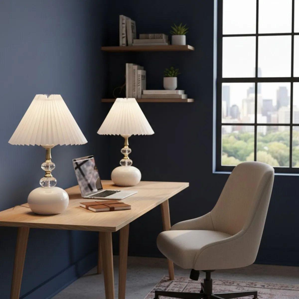 Lámpara Decorativa Mesa Estilo Elegante Diseño Retro Jhn-5