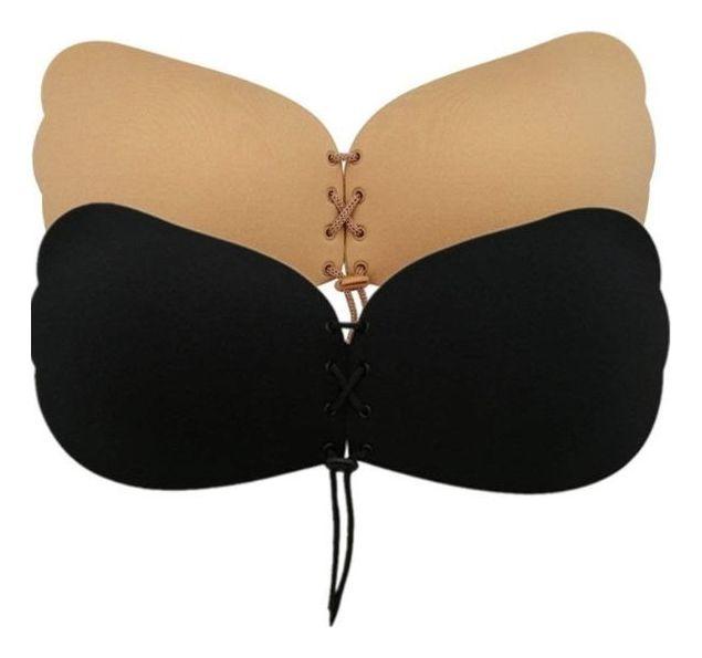 Set 2 Sujetador Brasier Push-Up Sin Tirante Reutilizable Jhn-1