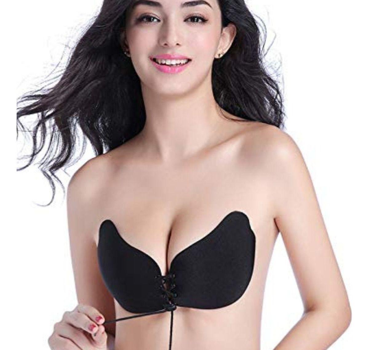Set 2 Sujetador Brasier Push-Up Sin Tirante Reutilizable Jhn-8