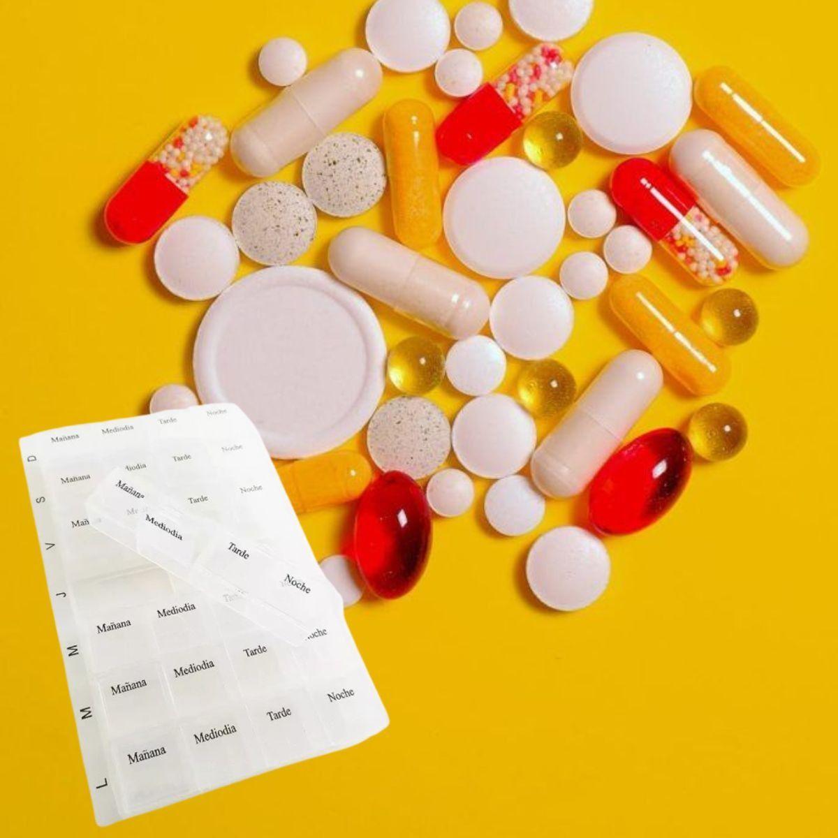 SET 3 PASTILLEROS SEMANAL ORGANIZA CONTROL MEDICAMENTO LAU-9