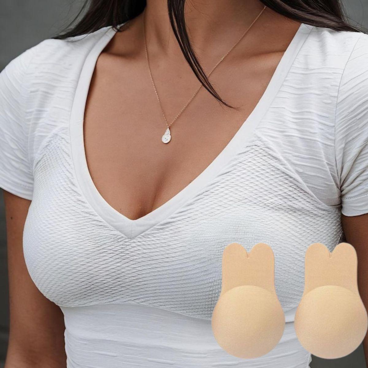 Set 5 Levanta Busto Autoadhesiva Reutilizable Invisible Jhn-8